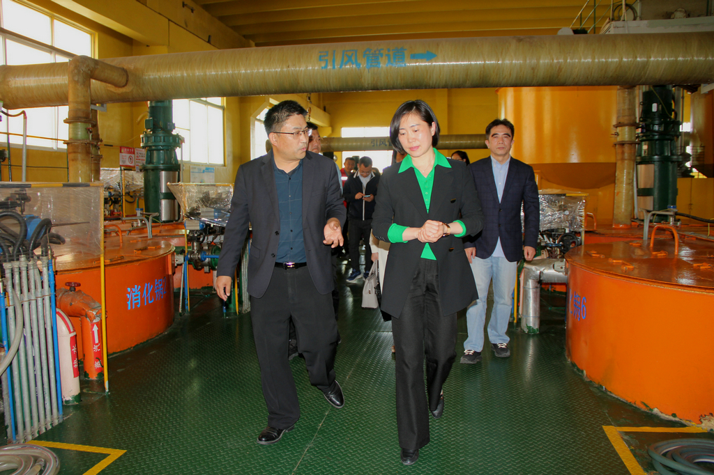 仙桃市黨組成員張艷敏來(lái)潔晶集團(tuán)考察